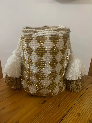 Mochila Wayuu  de Brillos